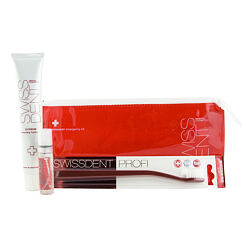 Swissdent Extreme Whitening Toothpaste 50 ml + Extreme Mouthwash 9 ml + Whitening Soft Red