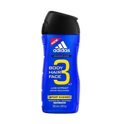 Adidas 3in1 Sport Energy Perfumed Shower Gel 250 ml