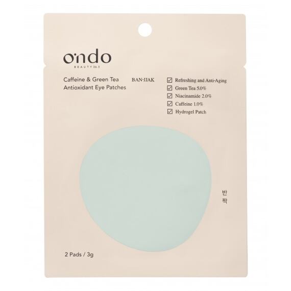 Ondo Beauty 36.5 BAN-JJAK Caffeine and Green Tea Antioxidant Eye Patches 2 St.